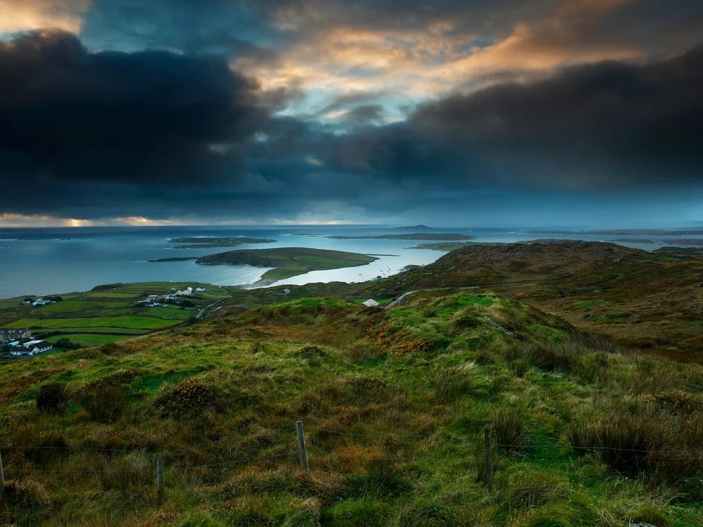 Galway beautiful places The Sky Road Clifden