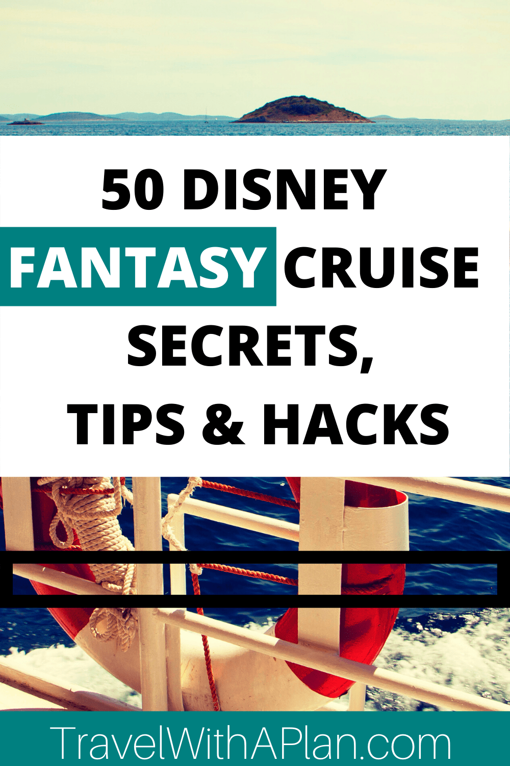 Our 50 Disney Fantasy Cruise secrets, tips, and hacks, will help you prepare for the vacation of a lifetime aboard the Disney Fantasy cruise ship! As one of our most favorite family vacations ever, don't settle on this cruise before reading our tips! #DisneyFantasytips #DisneyFantasycruise #DisneyFantasycruisetips #DisneyFantasycruisesecrets #Disneycruisetips