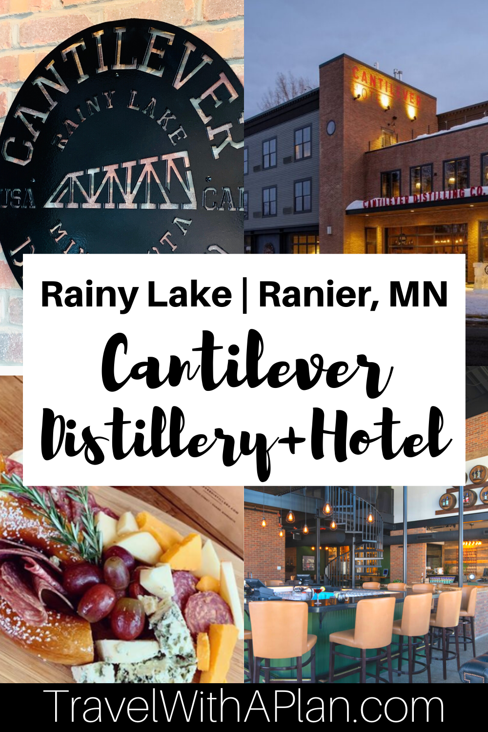 Top U.S. family travel blog Travel With A Plan details their stay at the newest Rainy Lake lodging option that is steps away from Rainy Lake and minutes away from Voyageurs National Park! Find out all you need to know about Cantilever Distillery +Hotel. #voyageursnationalpark #voyageursnationalparklodging #rainylakelodging #rainylakehotels #cantileverdistillery #cantileverhotel #ranierMN #placestostayonRainyLake