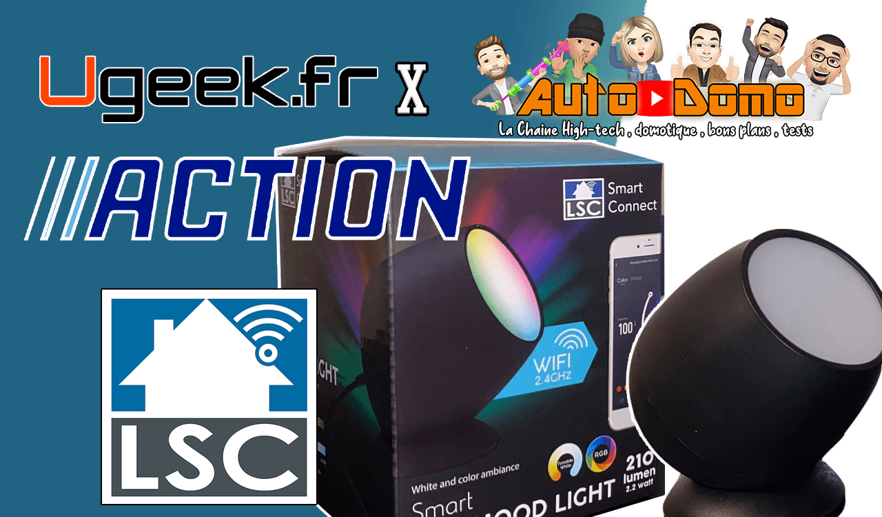 Nouveau Produit Chez Action Le Spot Interieur Moodlight Connecte Ugeek