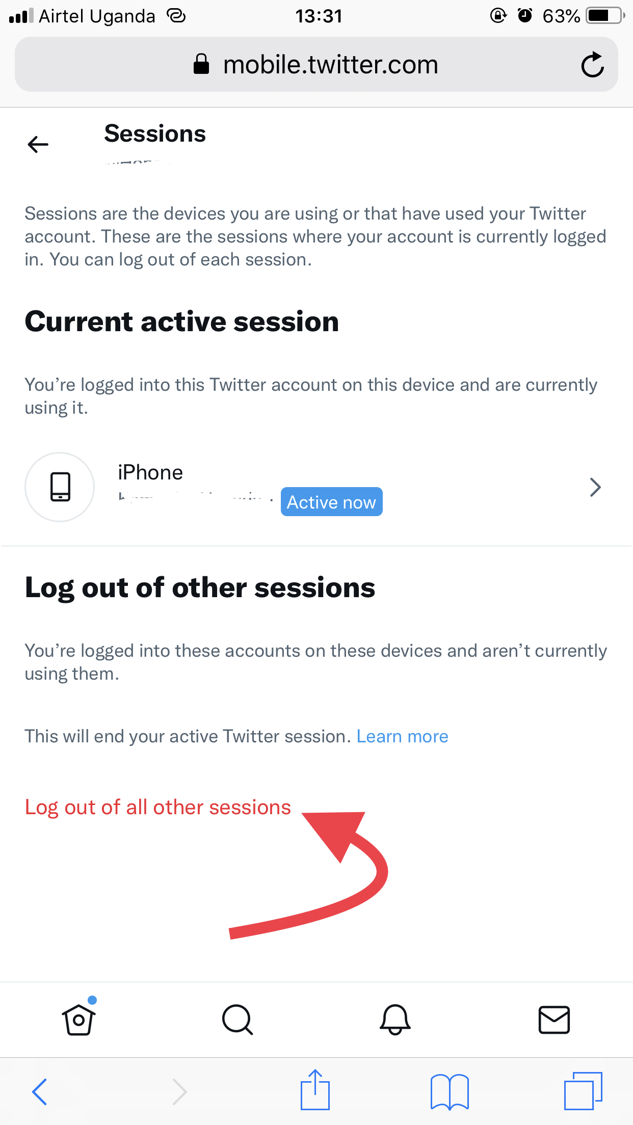 How To Log Out Your Twitter Account On Other Devices Ug Tech Mag