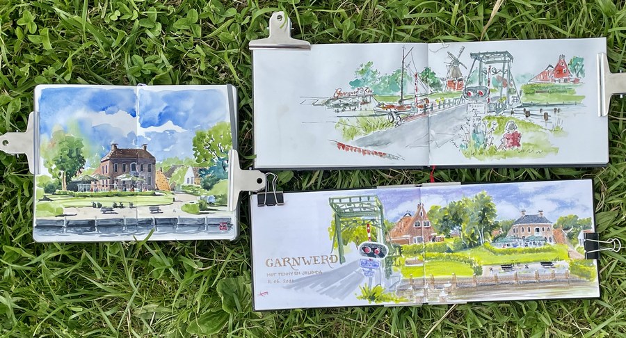 Garnwerd Aan Zee Urban Sketchers Nederland