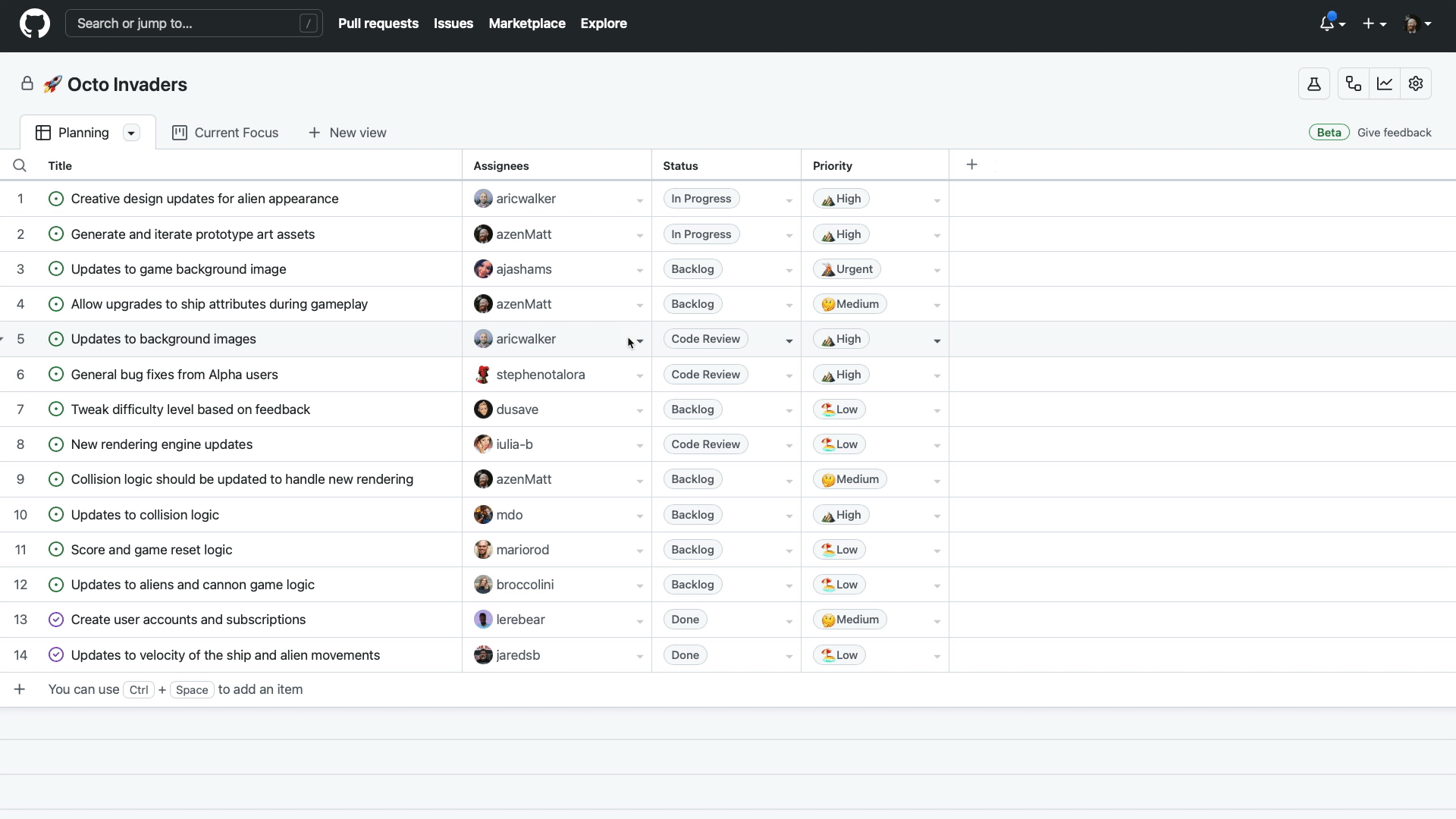 public-projects-setup