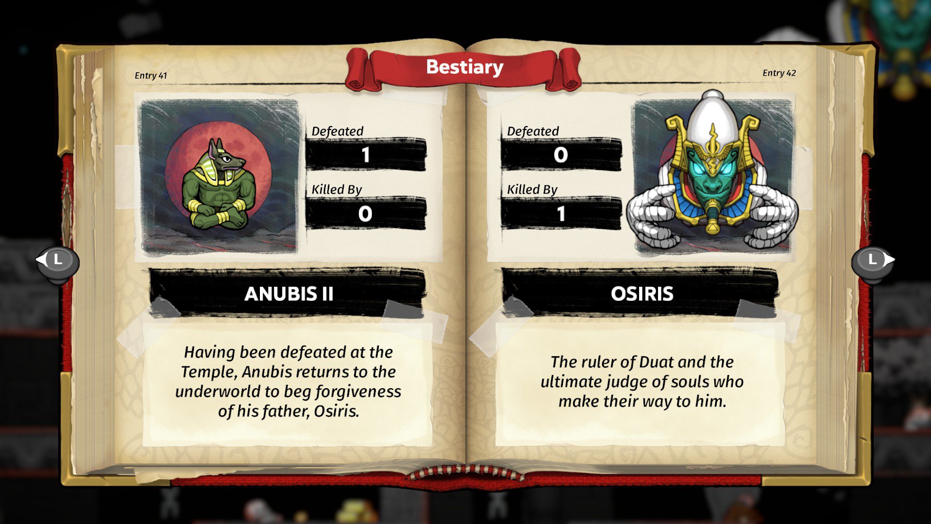 Osiris and Anubis II in Spelunky 2