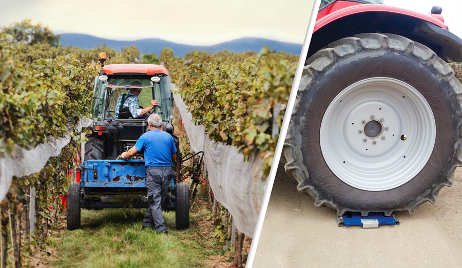 mobilne vage za traktor