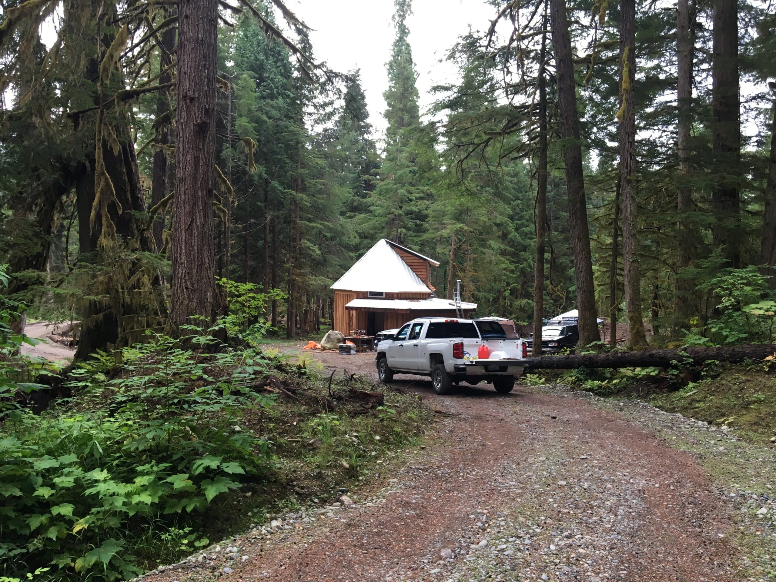 Cedar cabin in the Great Bear Rainforest