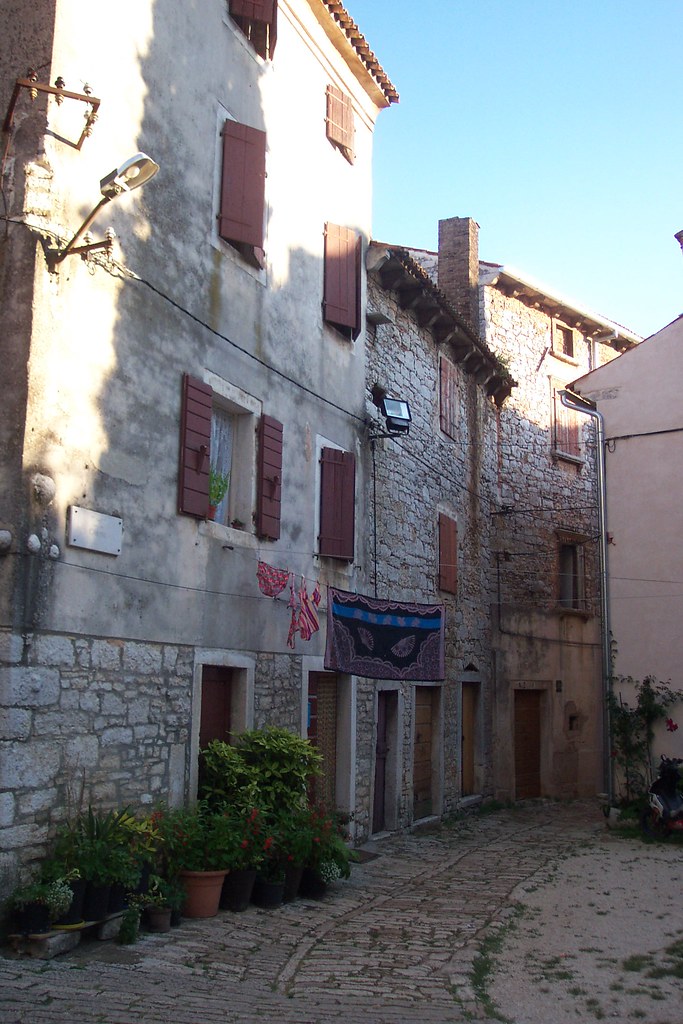 Town of Bale on the Istrian Peninsula in Croatia, July
