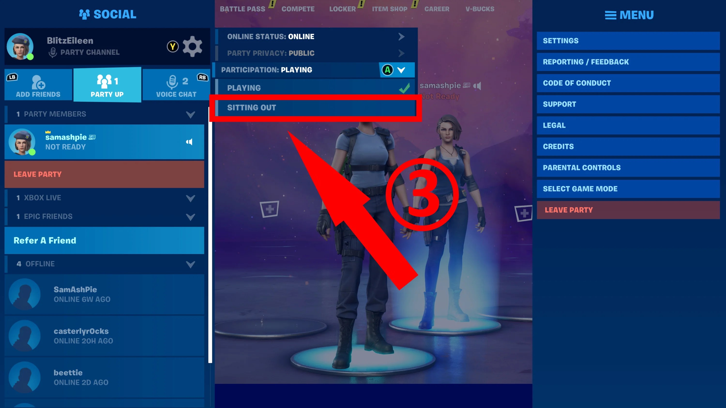 How To Sit Out In Fortnite Vgkami