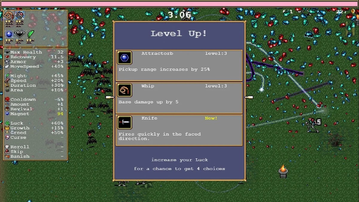 Vampire Survivors What Does Luck Do Vgkami