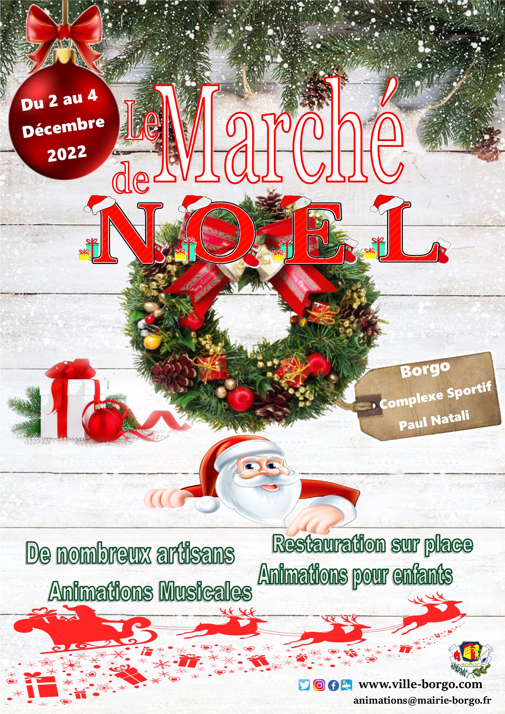 Marche De Noel 2022 Ville De Borgo