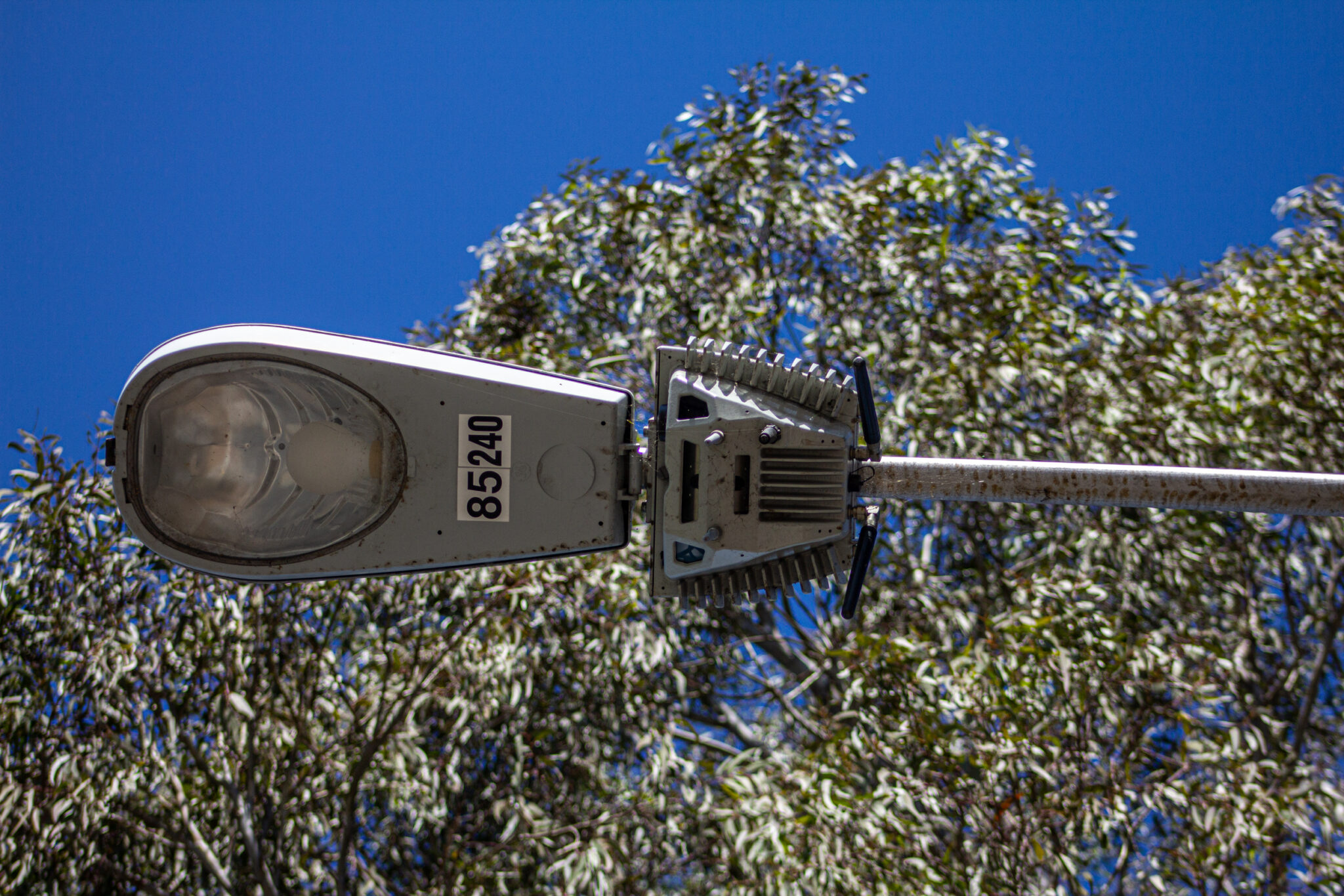 A streetlight camera