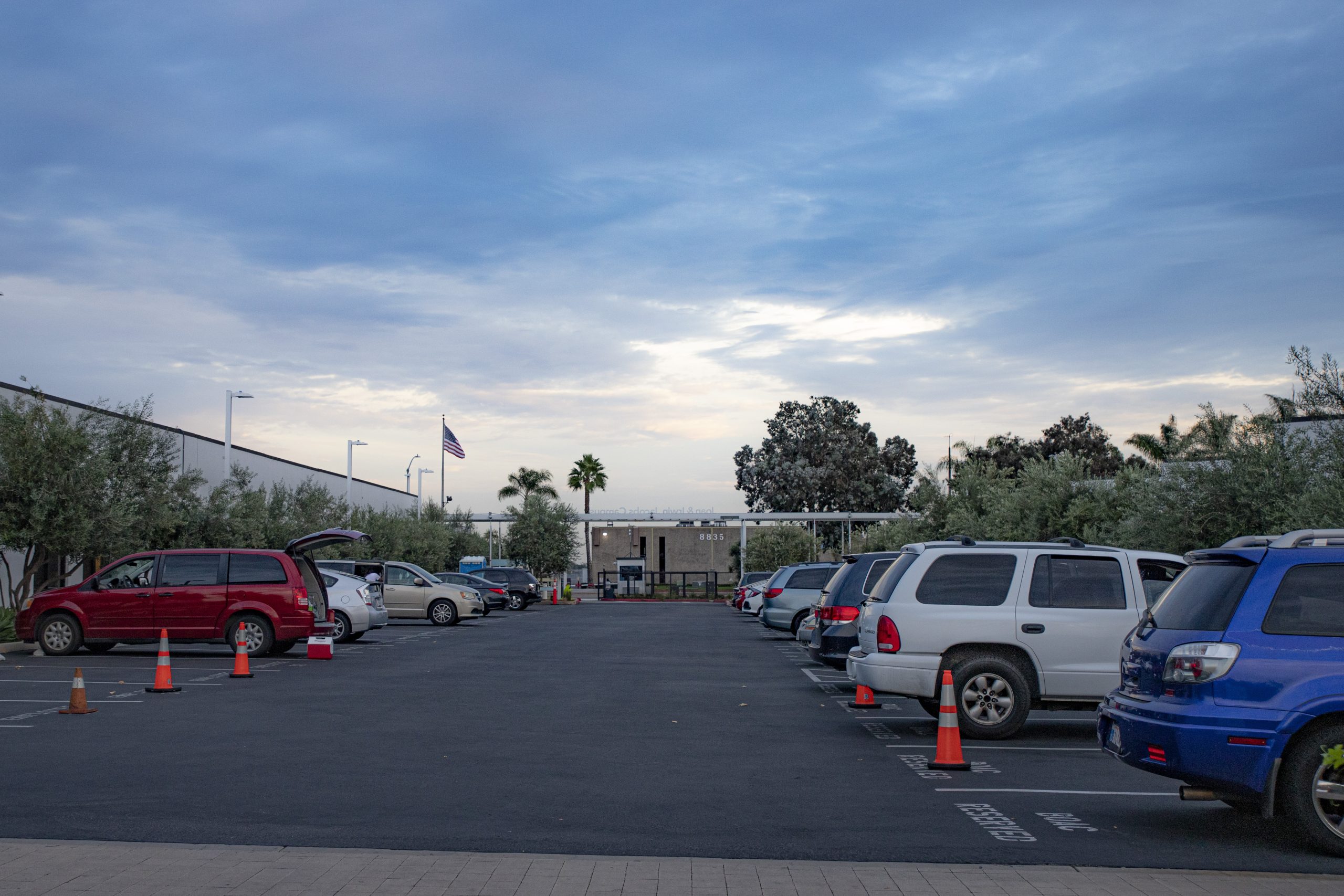 A safe parking lot run by Jewish Family Service in Kearny Mesa. / Photo courtesy of Jewish Family Service