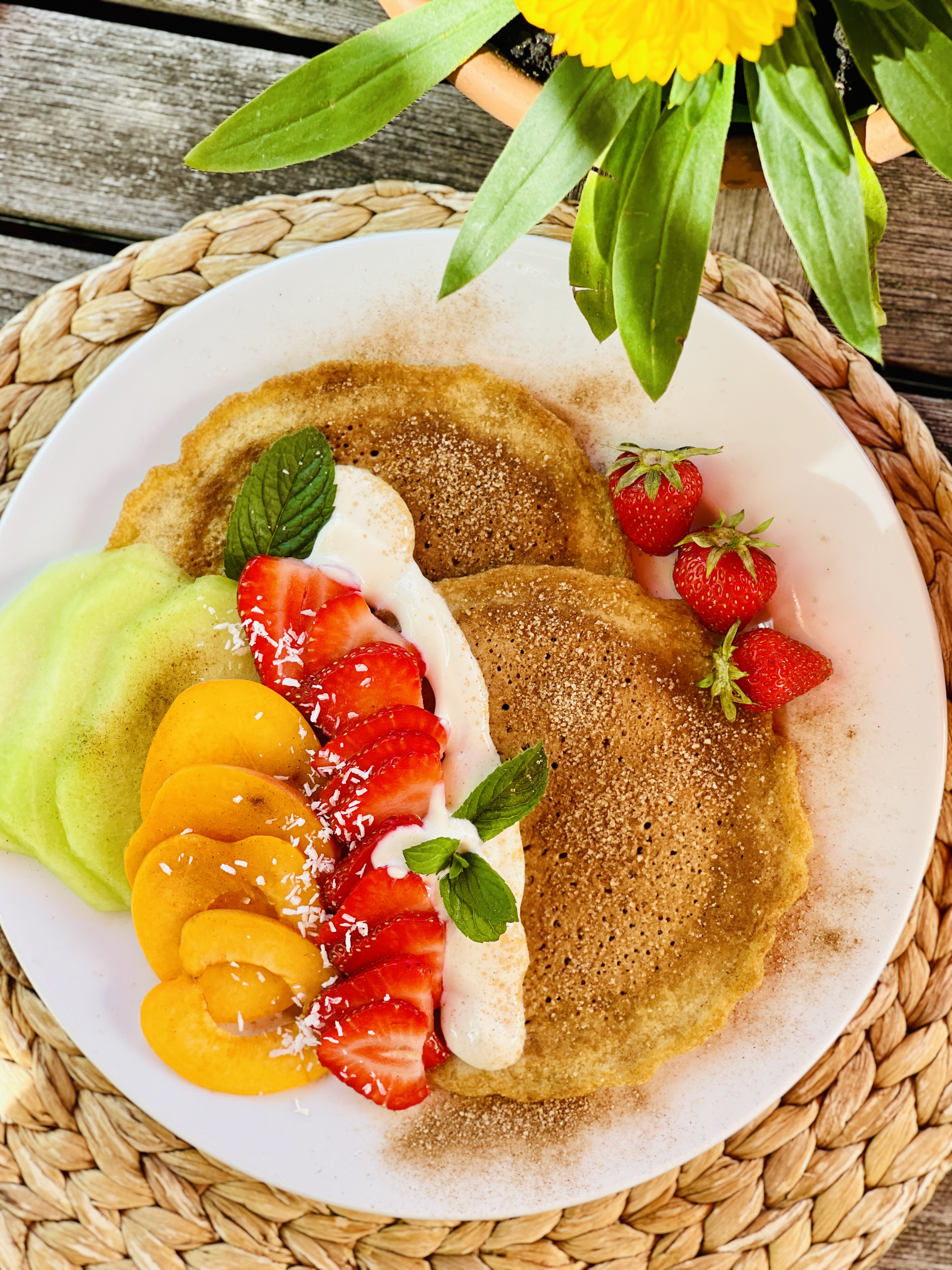 Vegan Summer Pancakes Leichtes Sommerrezept Fur Zuckerfreie Pfannkuchen We Live Vegan