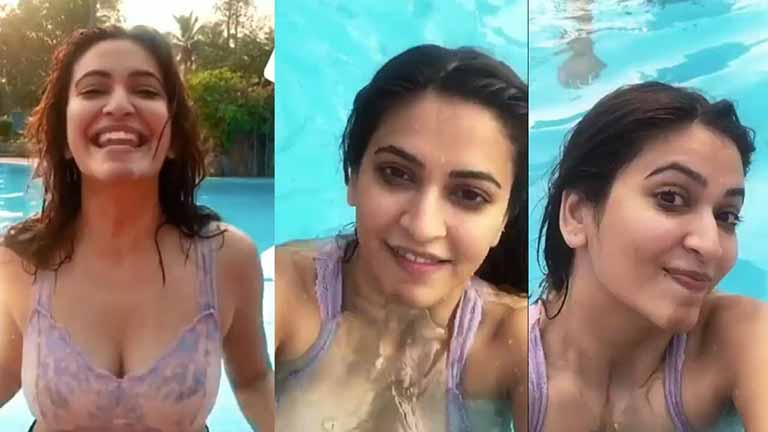 Kriti Swimming