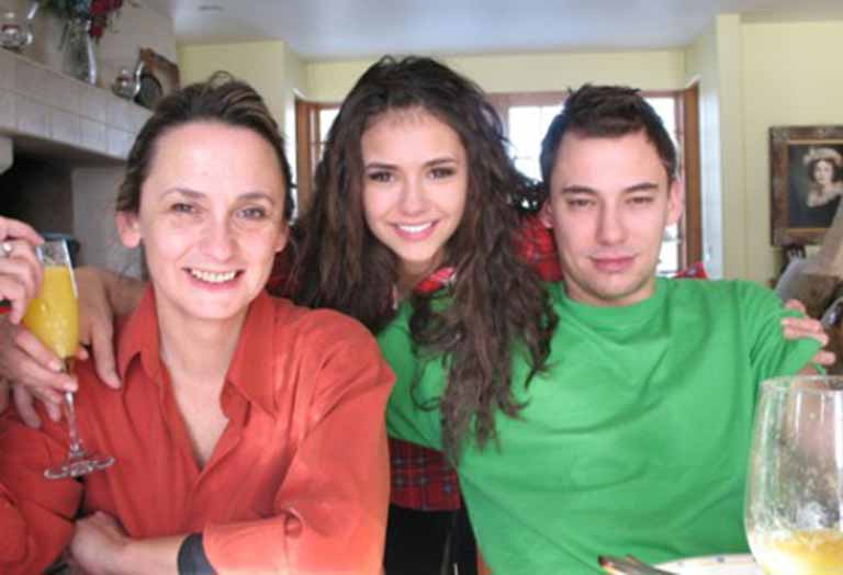 Nina with her mother and Brother