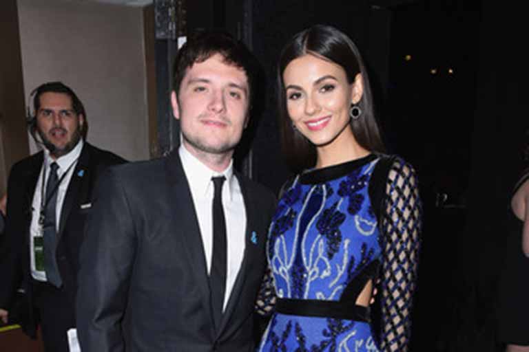 Victoria with Josh Hutcherson