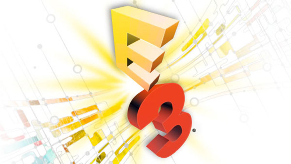 The official logo of the Electronic Entertainment Expo / E3, as included in the article by Winifred Phillips (award-winning composer of video game music).