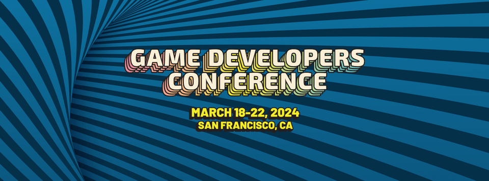 Official logo and scheduling info for the Game Developers Conference 2024. This image is included in the article by award-winning game music composer Winifred Phillips.