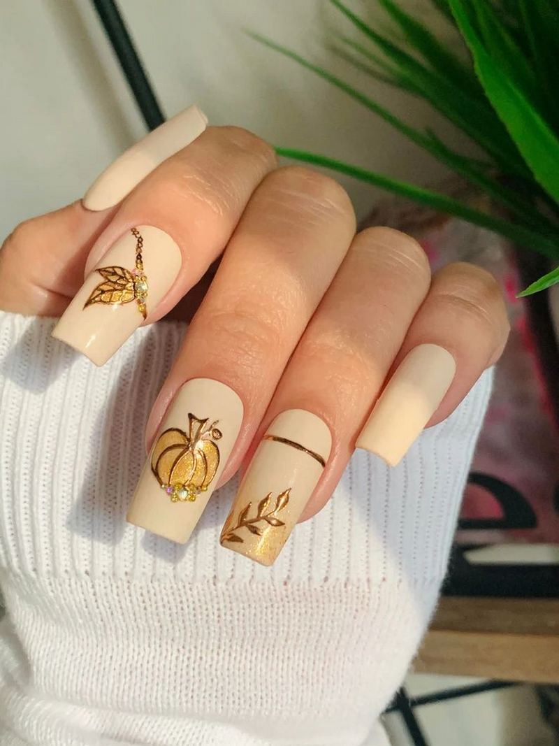47 Cute Fall Nail Ideas