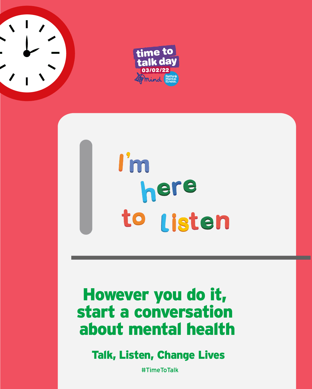 Easy Ways To Start A Mental Health Conversation For Time To Talk Day Work Safe And Well