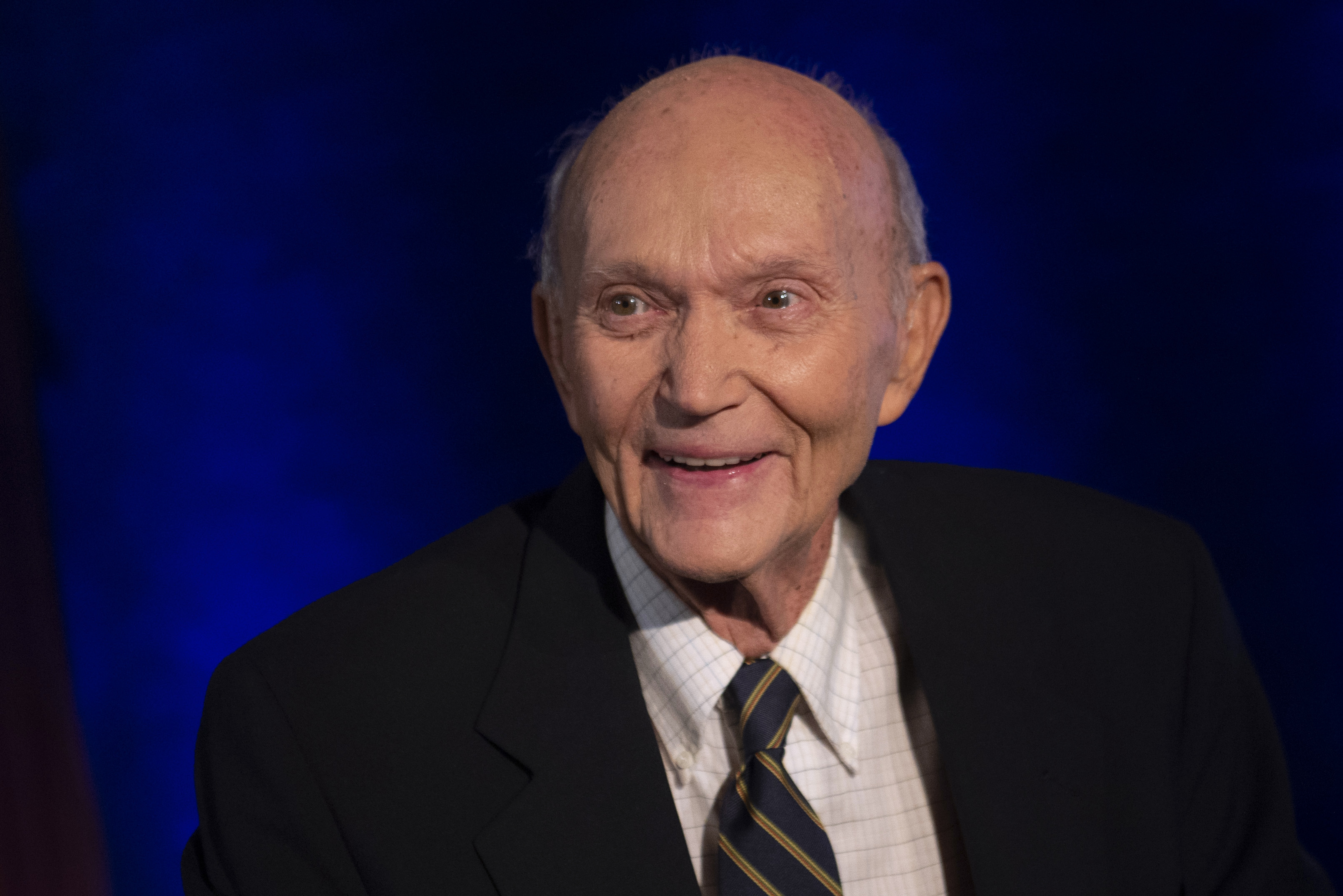 US Apollo 11 astronaut Michael Collins
