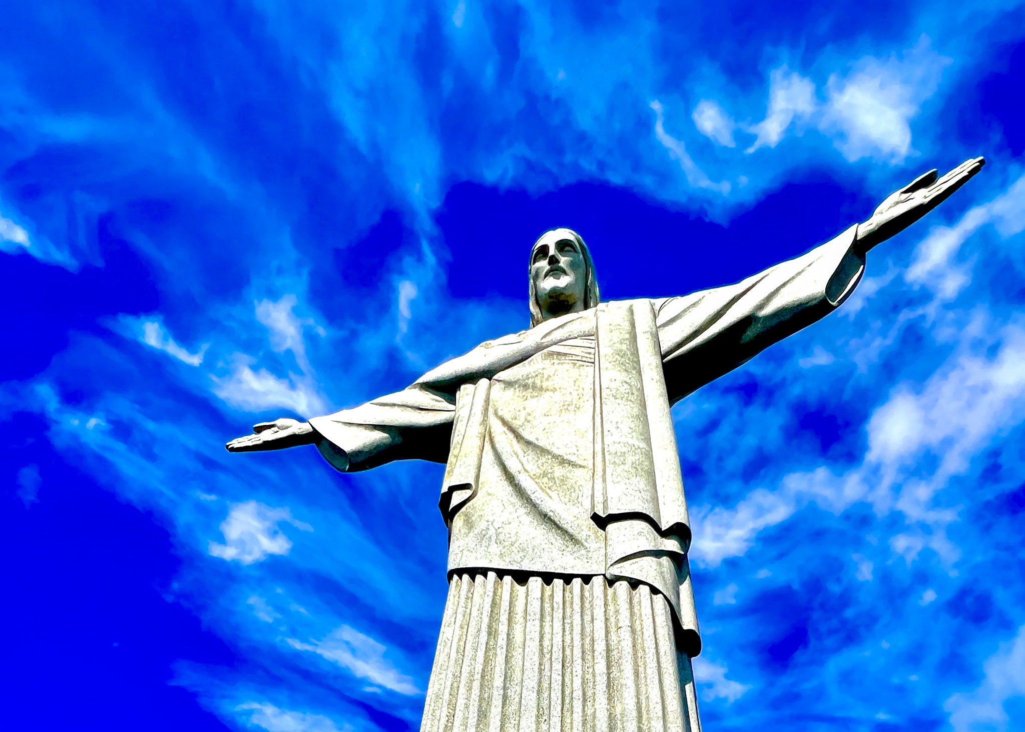 Overlooking Rio de Janeiro, Christ the Redeemer is the religious and cultural symbol of Brazil, if not all of South America. (Photo by David Dickstein(