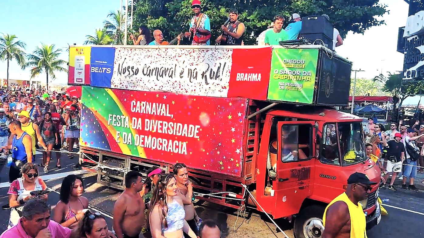 Day or night, Carnaval is Brazil's biggest party of the year. (Photo by David Dickstein)