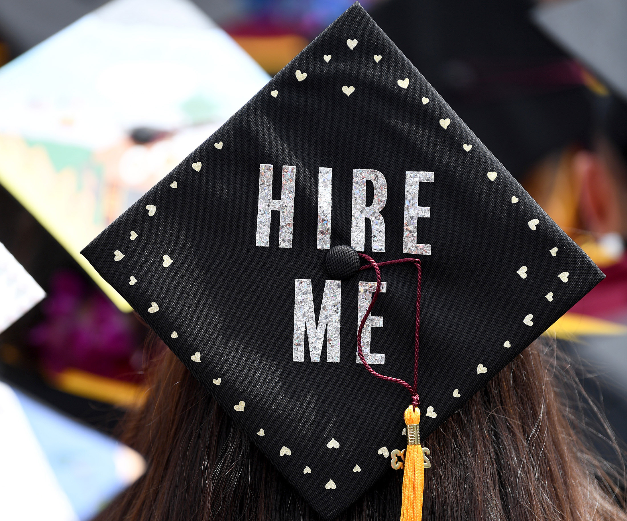 Graduation ceremonies for the College of Business Administration and Public Policy at Cal State Dominguez Hills' Dignity Sports Health Park Tennis Stadium on Saturday, May 20, 2023.(Photo by Axel Koester, Contributing Photographer)