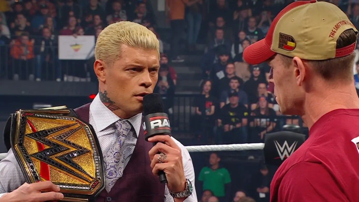 Cody Rhodes Confronts John Cena at WWE Raw in Brussels, Vows to Run Him Over at WrestleMania