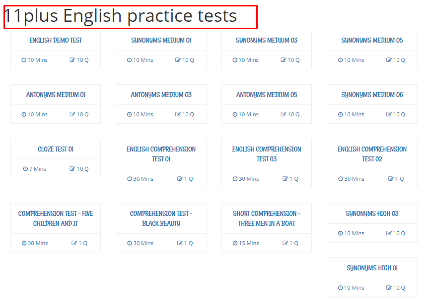 11 Plus Exam Papers And Test Analytics Best 11 Plus Online Practice Exams 11 Free Tests Independent Schools Cem Csse Gl Assessment Creative Writing 11 Plus Forum Mock Exams 11plus E Help 11plusehelp Co Uk
