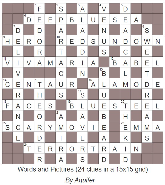 Words And Pictures Solutions Annotations And Results 1across