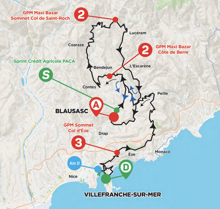 Pros Tour Des Alpes Maritimes Et Du Var 2022 Le Parcours Les Engages Et Les Horaires De Diffusion Tv 3bikes Fr Votre Magazine Velo Et Triathlon