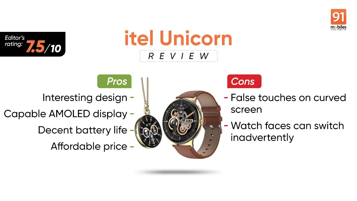 itel Unicorn review: an affordable smartwatch that can turn into a pendant