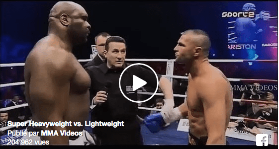 Super Poids Lourd Vs Poids Leger Malgre Son Avantage En Taille Bob Sapp Encaisse Un Terrible Ko