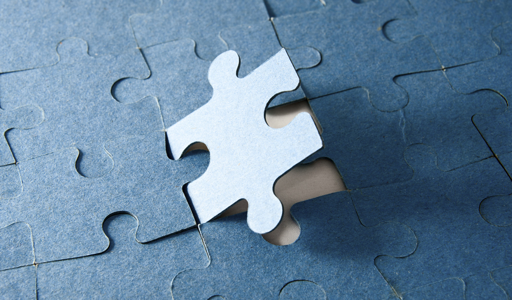 A puzzle piece, representing the challenges of ADHD diagnosis