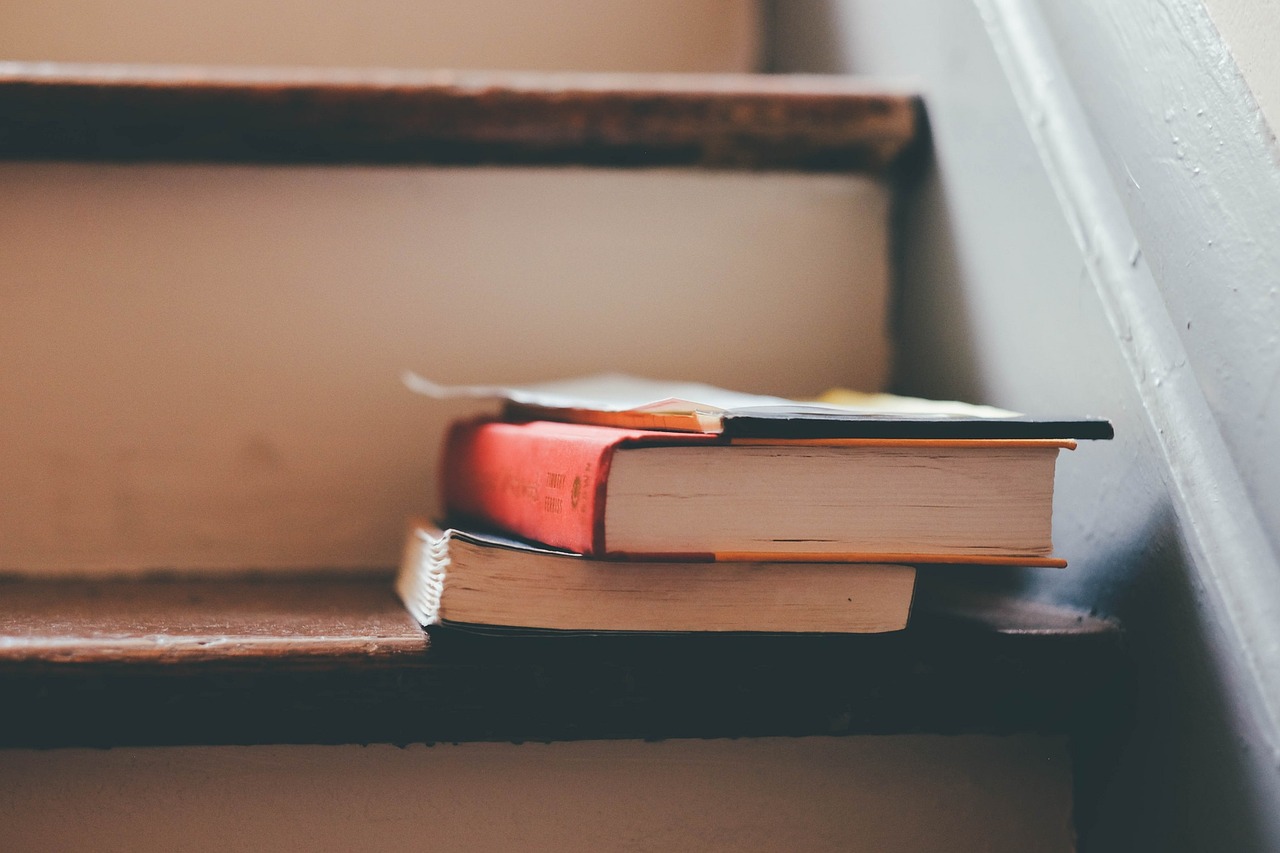 IEP 504 Plan: Books On Staircase
