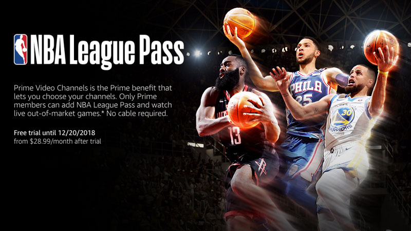 Nba League Pass Is Now Available Through Amazon Prime Video Channels Free For The Next Week Aftvnews