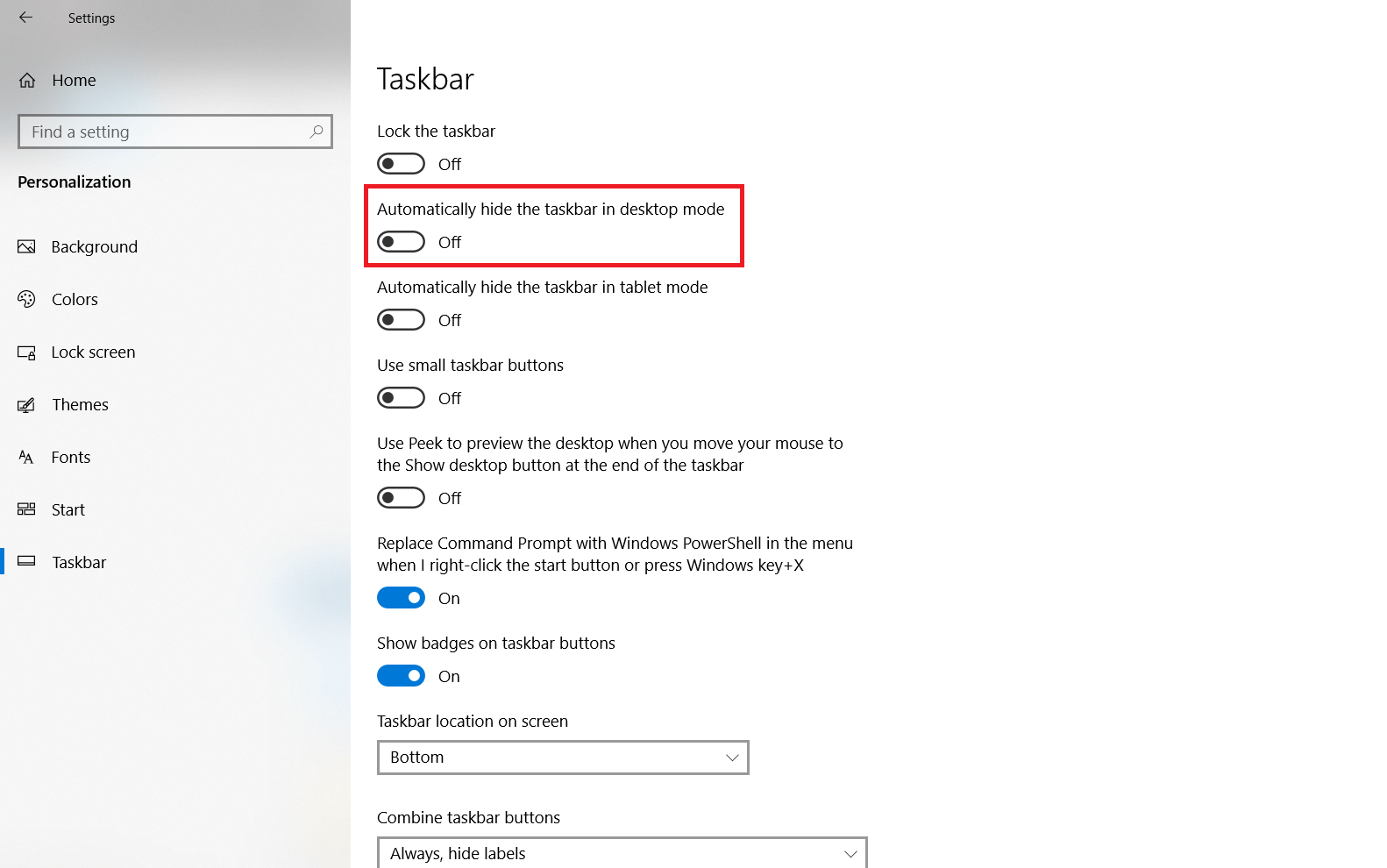 How To Hide Taskbar On Second Monitor