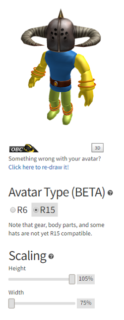 avatar scaling