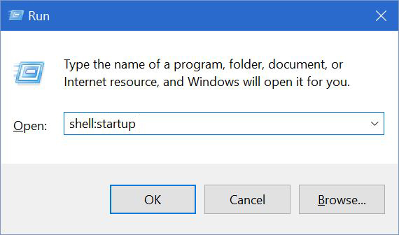 windows 10 user startup folder