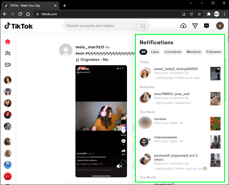 How To View Who Liked Your Tiktok Videos