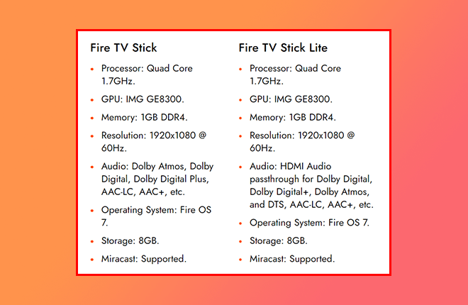 Firestick Lite Vs Firestick