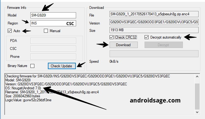 How To Download Samsung Galaxy Full Firmware Files Directly From Samsung Servers Samsung Firmware Downloader