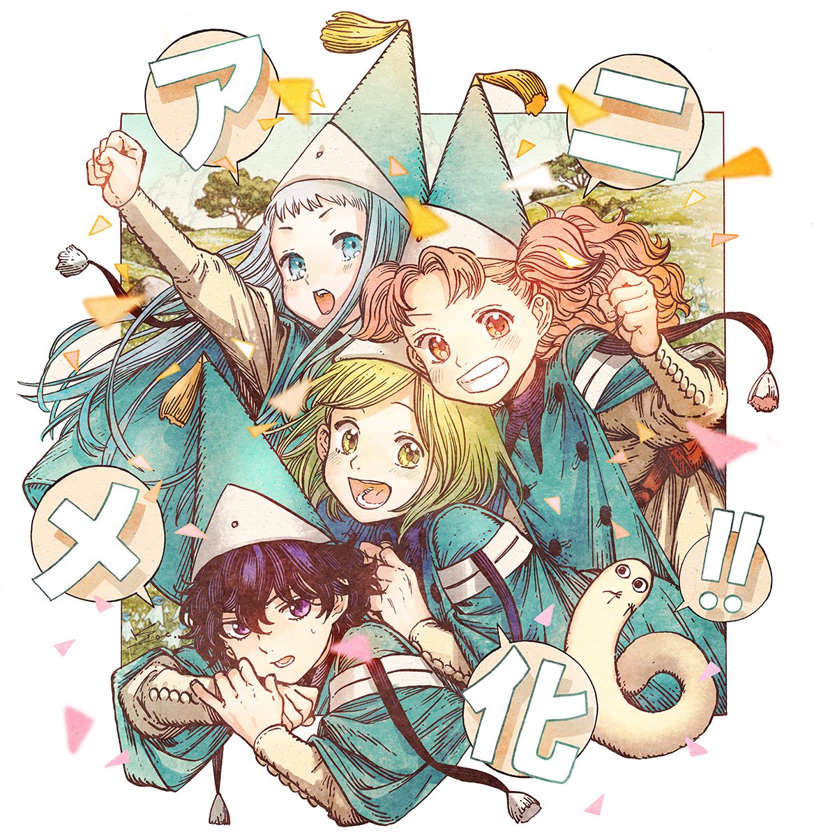 Witch Hat Atelier Official Art Witch Hat Atelier anime release date: Tongari Boushi no Atelier anime