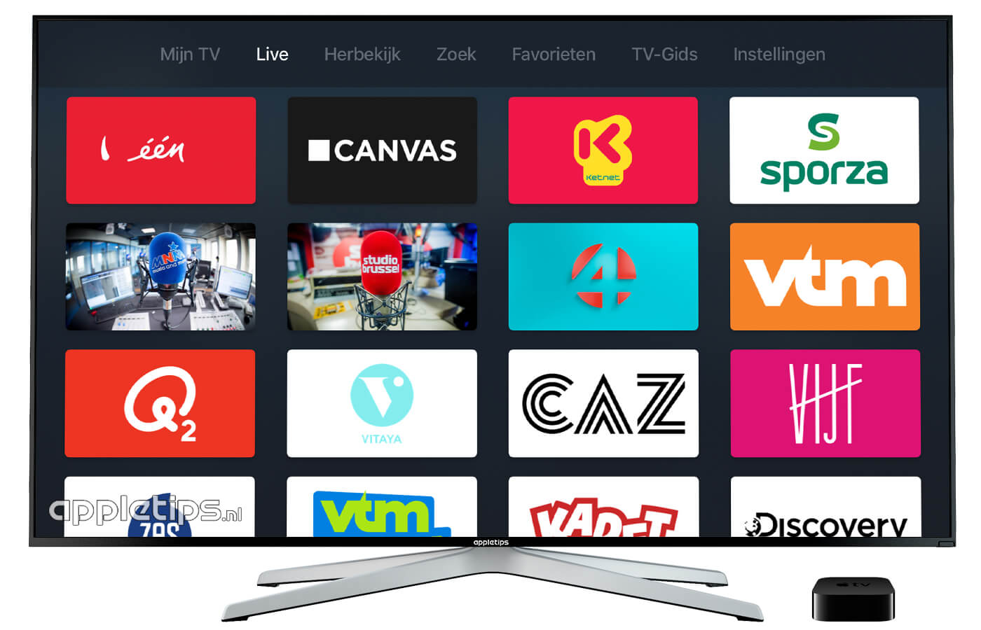 Tv Belgium Apple Tv App Voor Belgische Tv Programma S Appletips