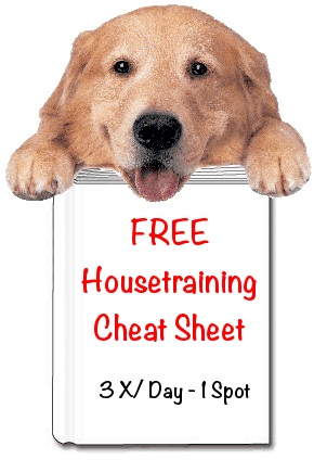 House Training Cheat Sheet Housetraining