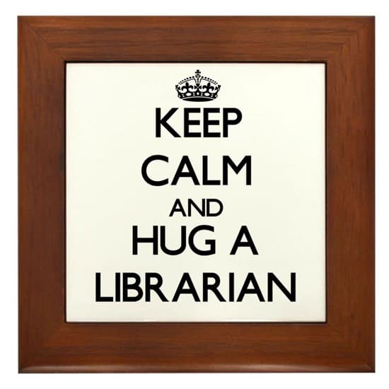 Hug a librarian