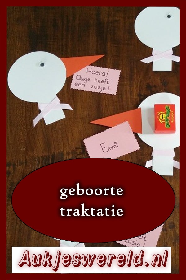Geboortetraktatie Voor Op Het Kinderdagverblijf Aukjeswereld