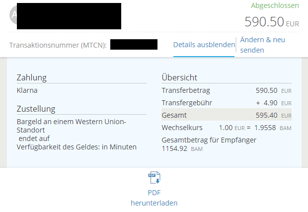Western Union Test Geldtransfer Anbieter Im Vergleich