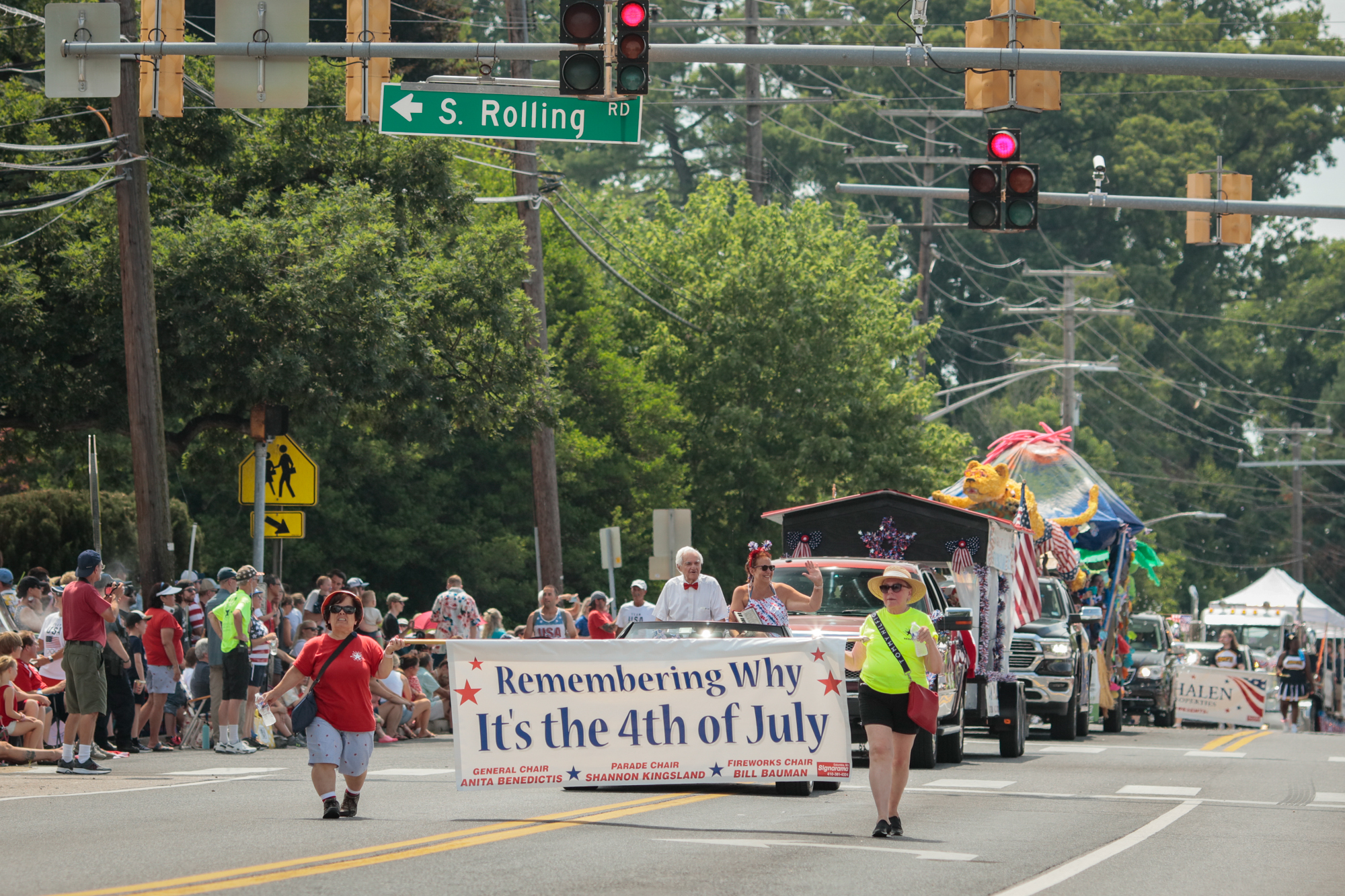 The 78th annual Catonsville 4th of July parade on Frederick Road. (Nate Pesce/Freelance)